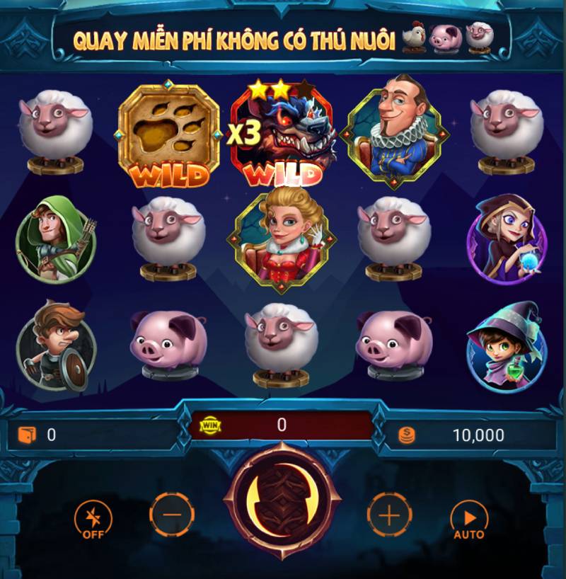 Nổ Hũ Ma Sói Tipclub - Trải Nghiệm Game Slot Hấp Dẫn 4 Chọn mức cược hợp lý