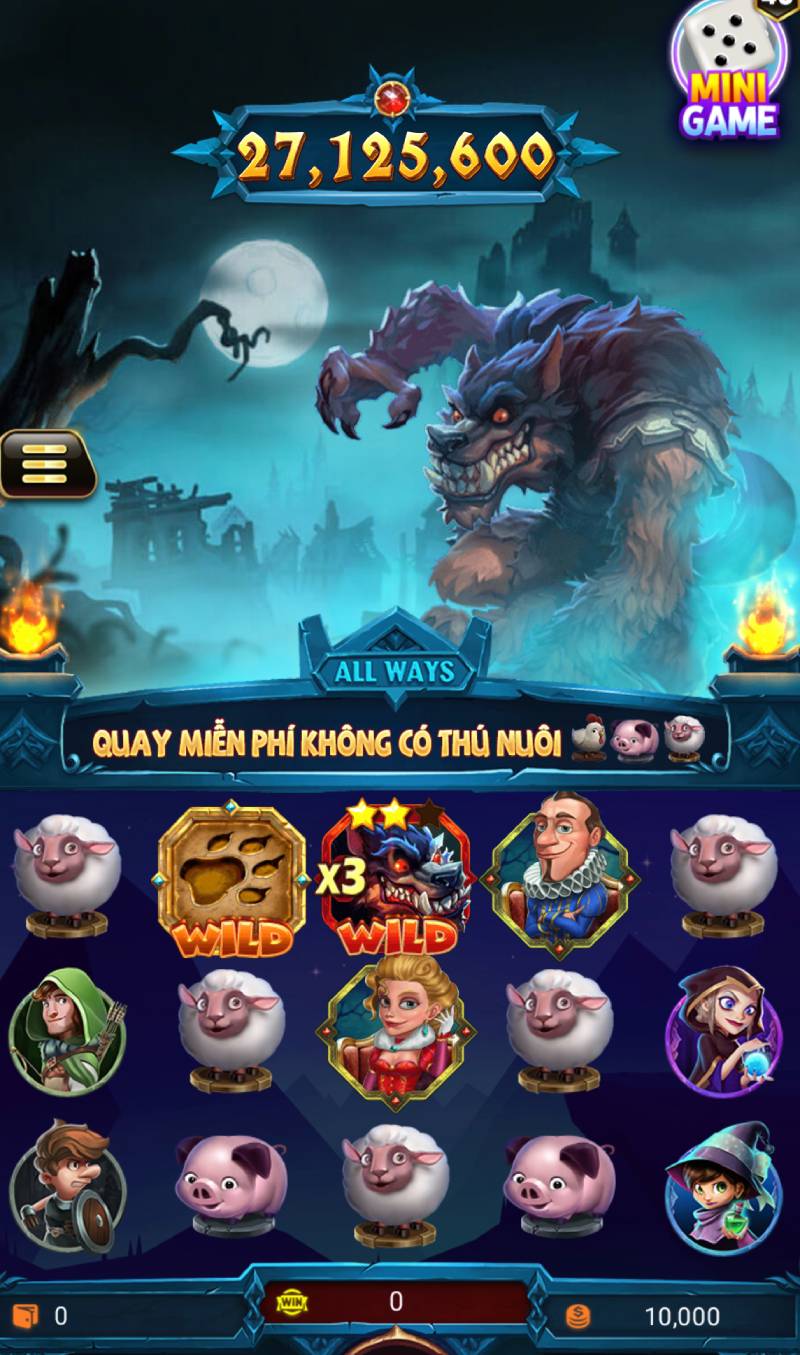 Nổ Hũ Ma Sói Tipclub - Trải Nghiệm Game Slot Hấp Dẫn 5 Tận dụng tính năng "Sói săn mồi"
